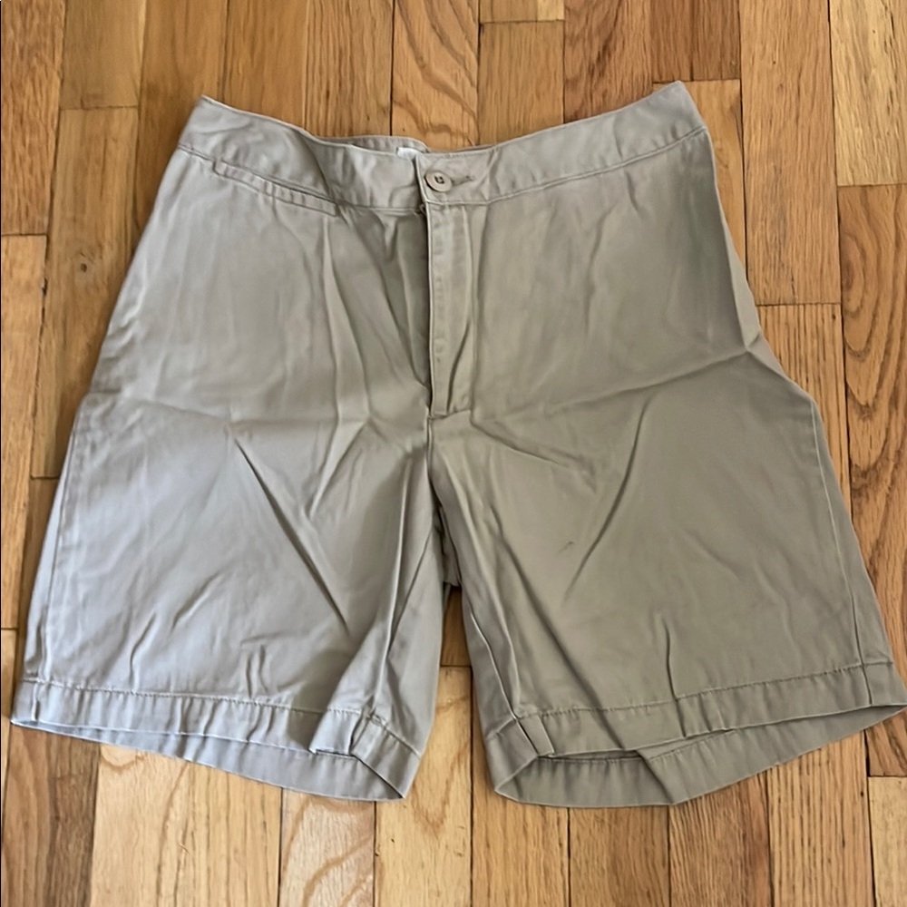 Arizona Jean Company Tan Flat Front Shorts Lightweight